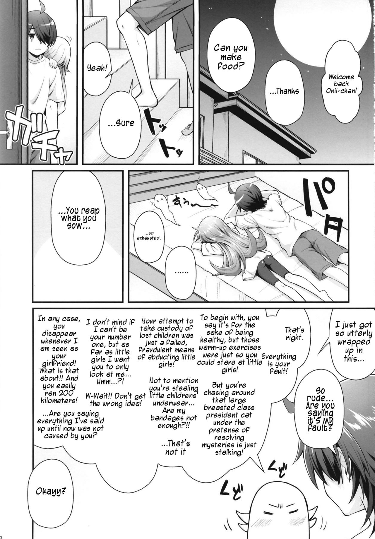 Hentai Manga Comic-Pachimonogatari Part 15: Koyomi Service-Read-2